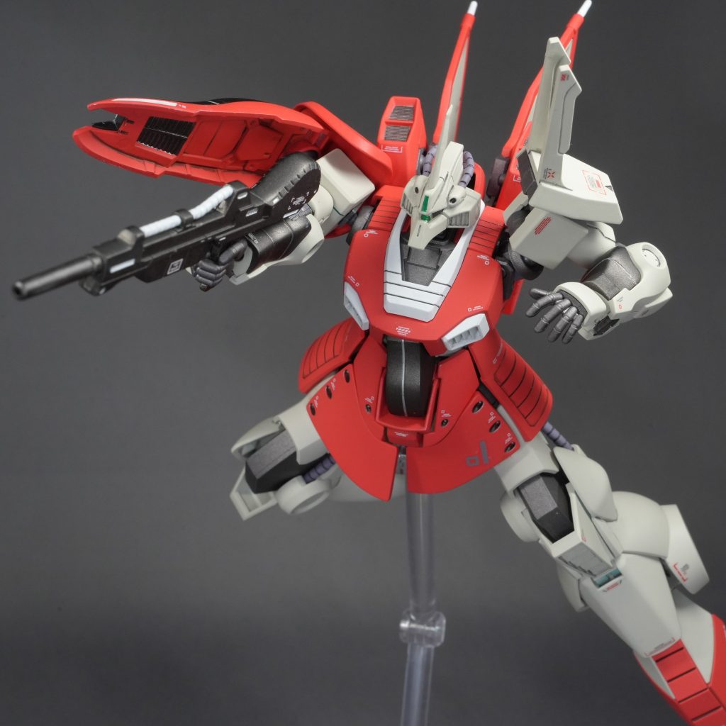※使用塗料※オレンジ：ガイア ダグラムカラー レッド&nbsp;ベージュ：ガイア &nbsp;FS36622グレーホワイト：クレオス GXクールホワイト関節：クレオス 焼鉄色武器等：ガイア ガンメタリック&nbsp;