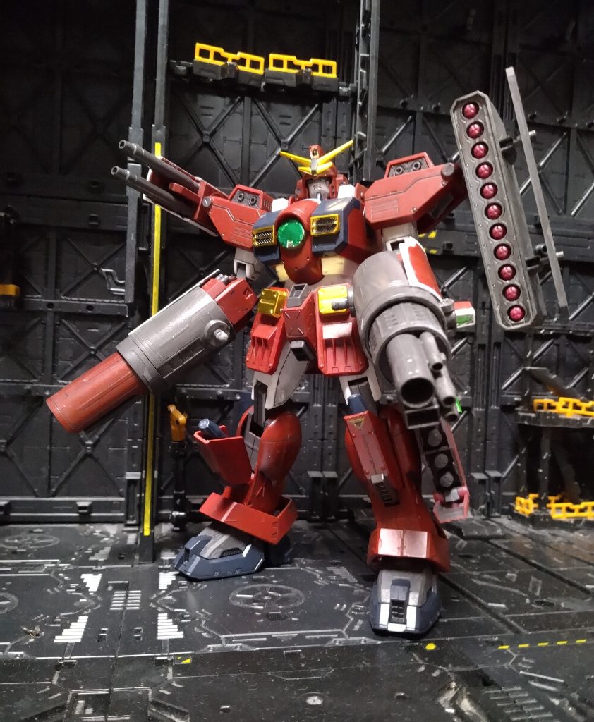 旧キットHG1/100ガンダムレオパルドデストロイ–4枚目/制作者：サト(悟)