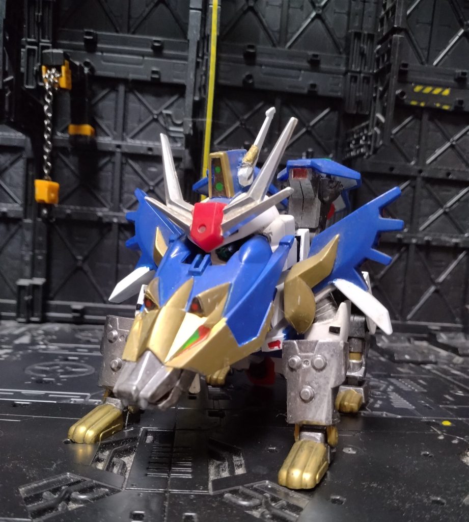 チェンジスターウルフモード‼️キャプテンガンダムの獅子の牙に匹敵する攻撃力があるんです‼️