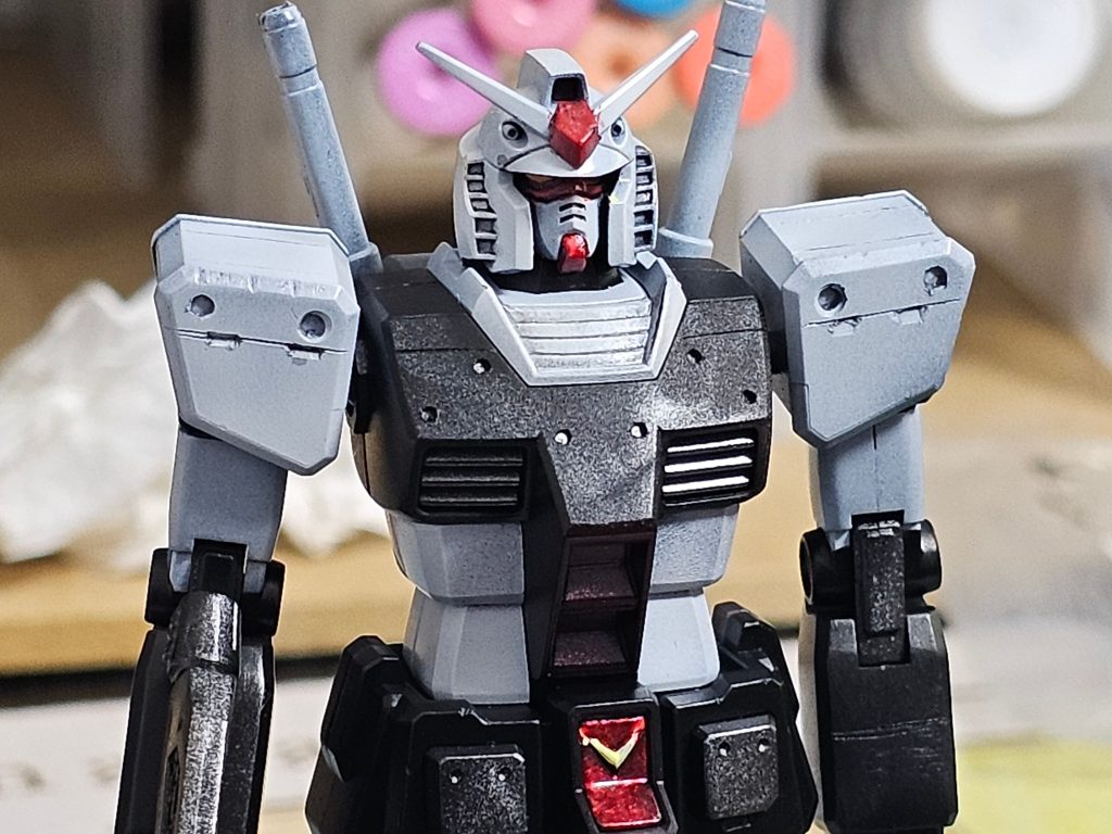 顔はこのあたりのデザインがガンダムぽくて好きですね〜&nbsp;