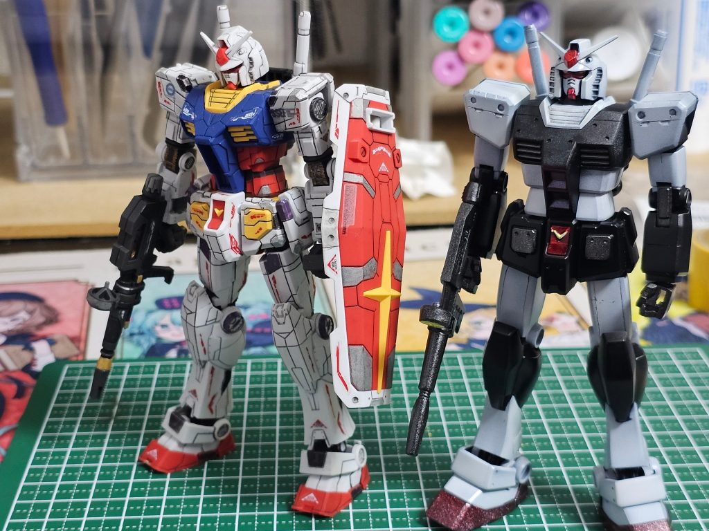 万博ガンダムと2ショットシールドが欲しかったですがまた次の機会に✨父との思い出を振り返ることができました。きっかけを作ってくれた薩摩模型塗装工務店さんありがとうございました✨&nbsp;ご覧いただきありがとうございました！