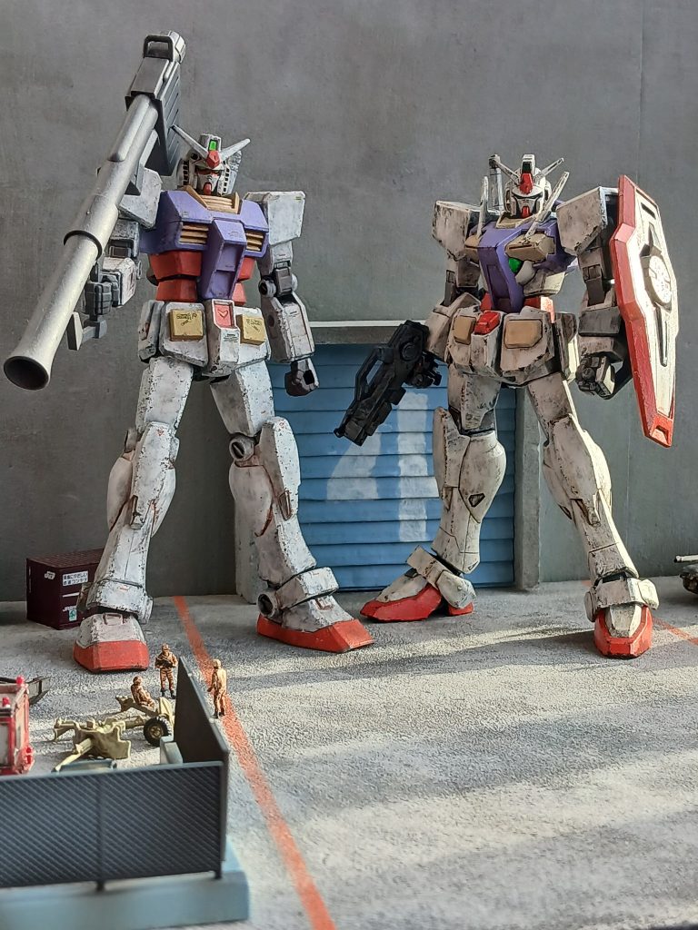 ガンダムと2ショット……乗ってる人の声は一緒でした🤭✨&nbsp;&nbsp;