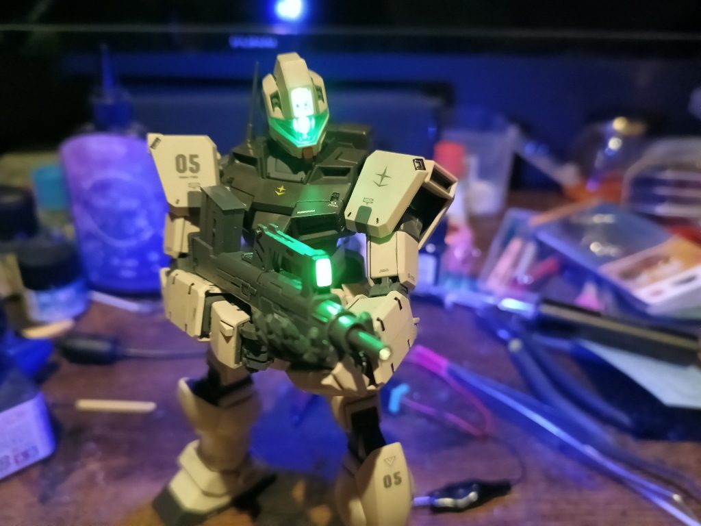 MG ジム•コマンド コロニー戦仕様 LED組込み–3枚目/制作者：福田 義康