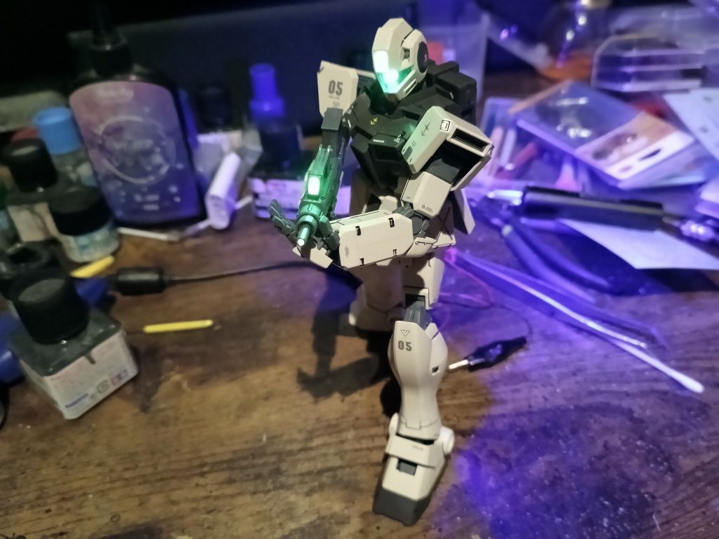MG ジム•コマンド コロニー戦仕様 LED組込み–7枚目/制作者：福田 義康