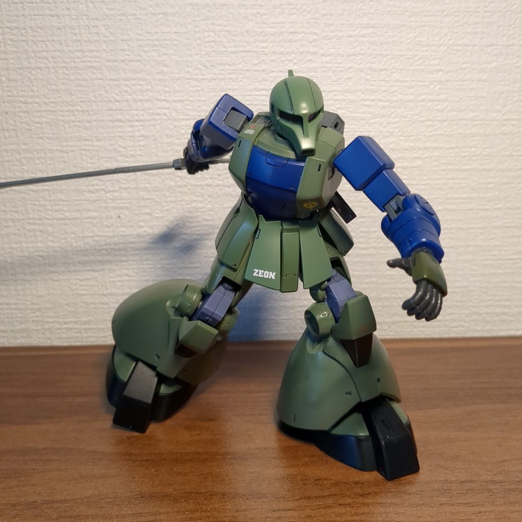 以上、陸戦高機動改修型ザクIでした。製作中のゲラートザク、時間かかりそうです。忘れた頃にまた投稿します！