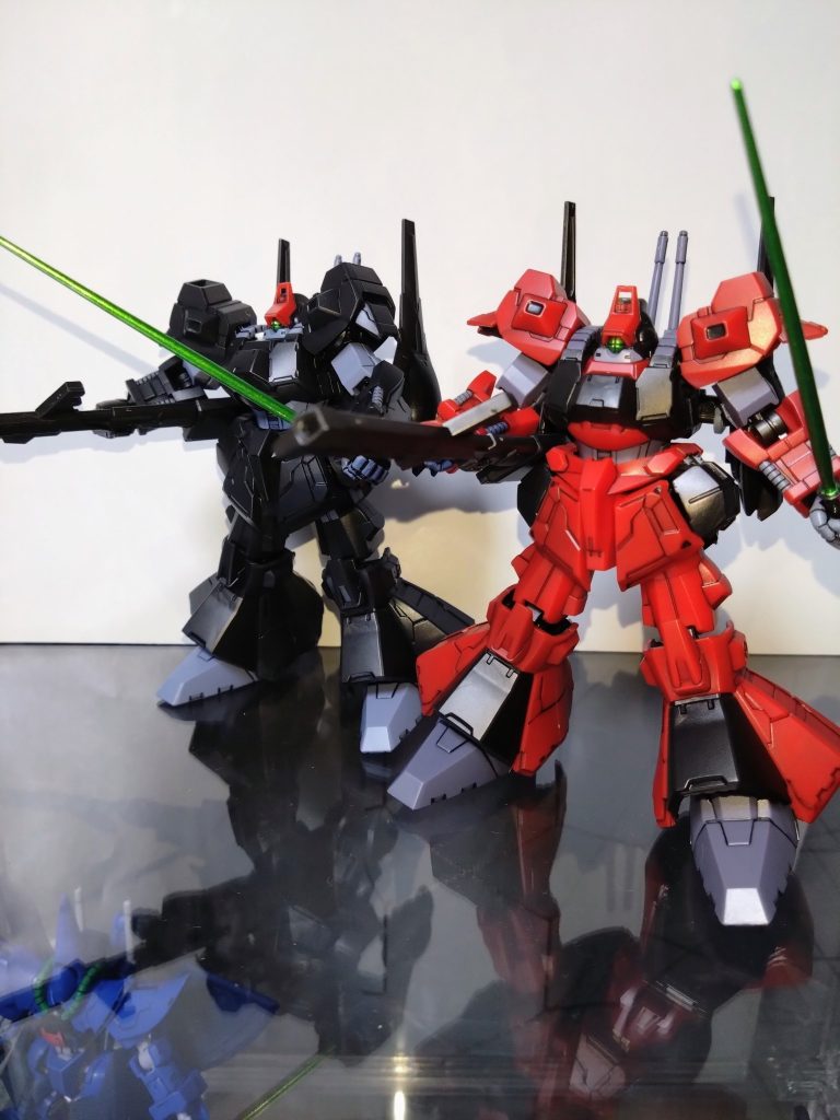 GフレームFA リック・ディアス（クワトロ・バジーナカラー）–5枚目/制作者：基本筆塗り部分塗装仕様