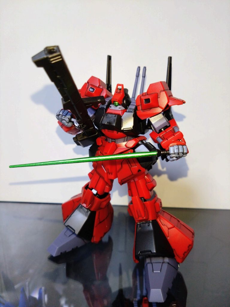 GフレームFA リック・ディアス（クワトロ・バジーナカラー）–6枚目/制作者：基本筆塗り部分塗装仕様