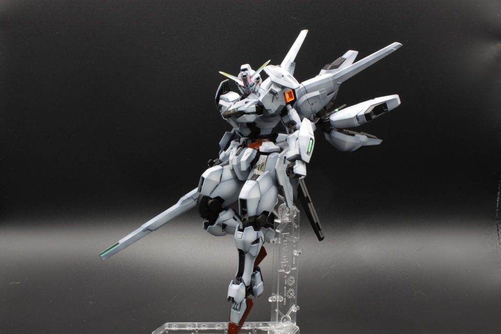 HGガンダムキャリバーン 黒立ち上げ全塗装