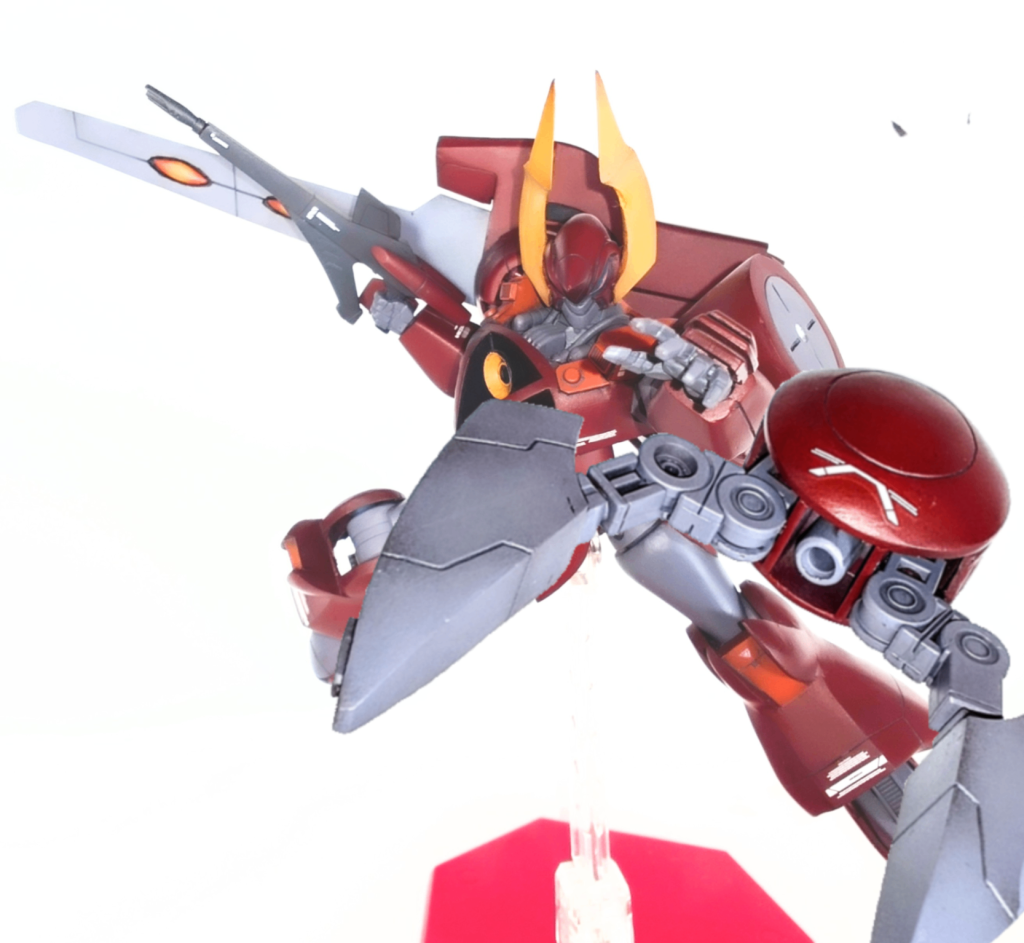 ショットクローこれもこれで完全新規造形なので当たり前の如くフルスクラッチ。アームだけはボールデンアームアームズをそのまま使用。