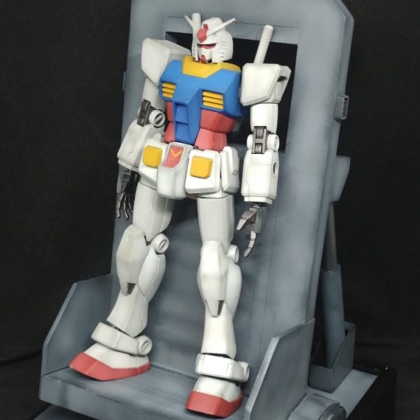 HGUCガンダム＋自作MSハンガー