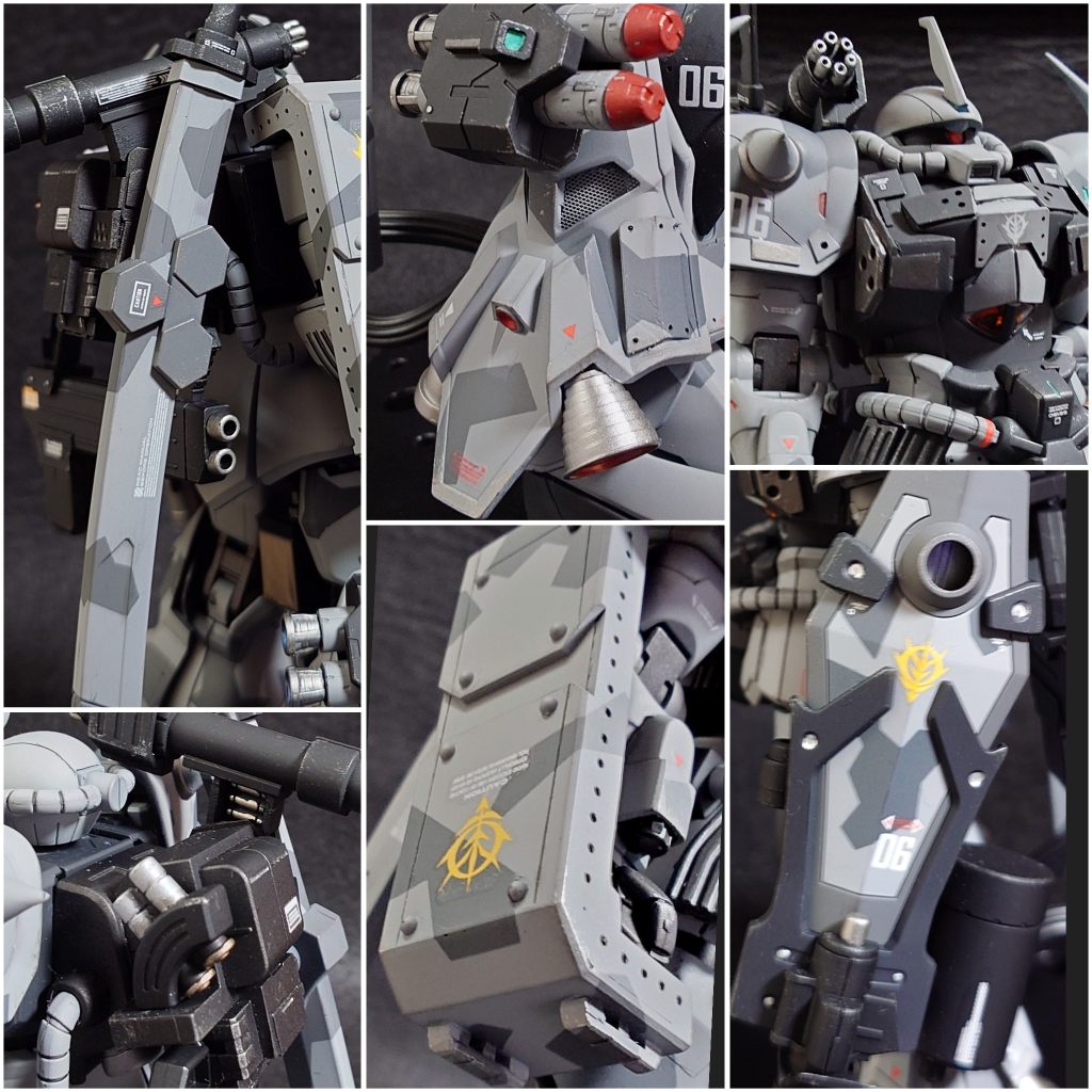 高機動型　グフカスタム　MS-07B-3 迷彩　全塗装–6枚目/制作者：wat798