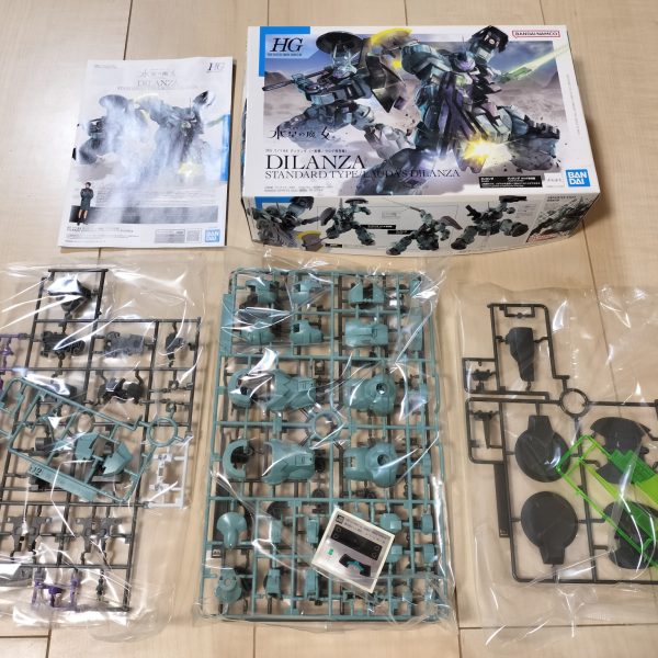 水星の魔女キャンペーン中は、当該作品のガンプラを作ります。次はこちらを作ります。（2枚目）
