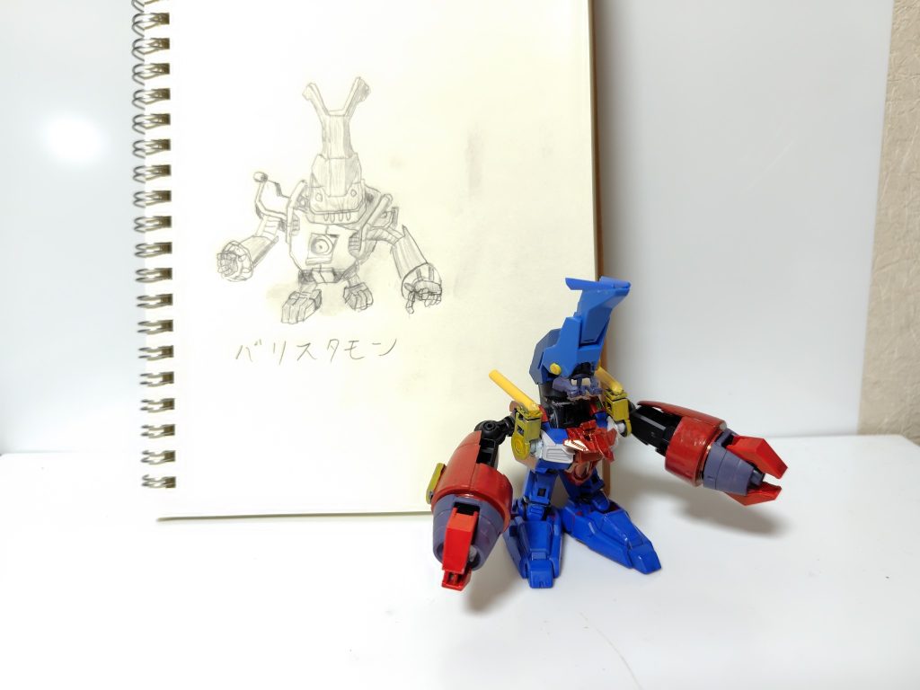 イラストと今回は全体的に作り直し塗装しました