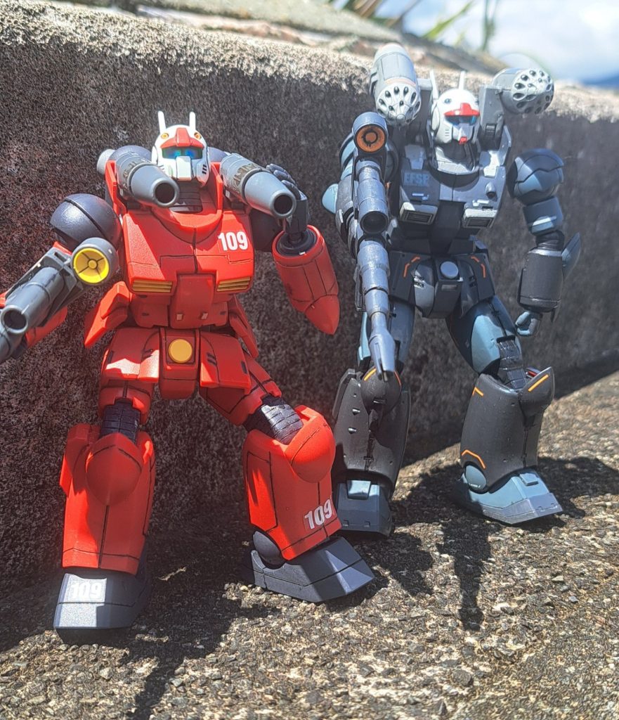 なのでガンキャノンとツーショット。