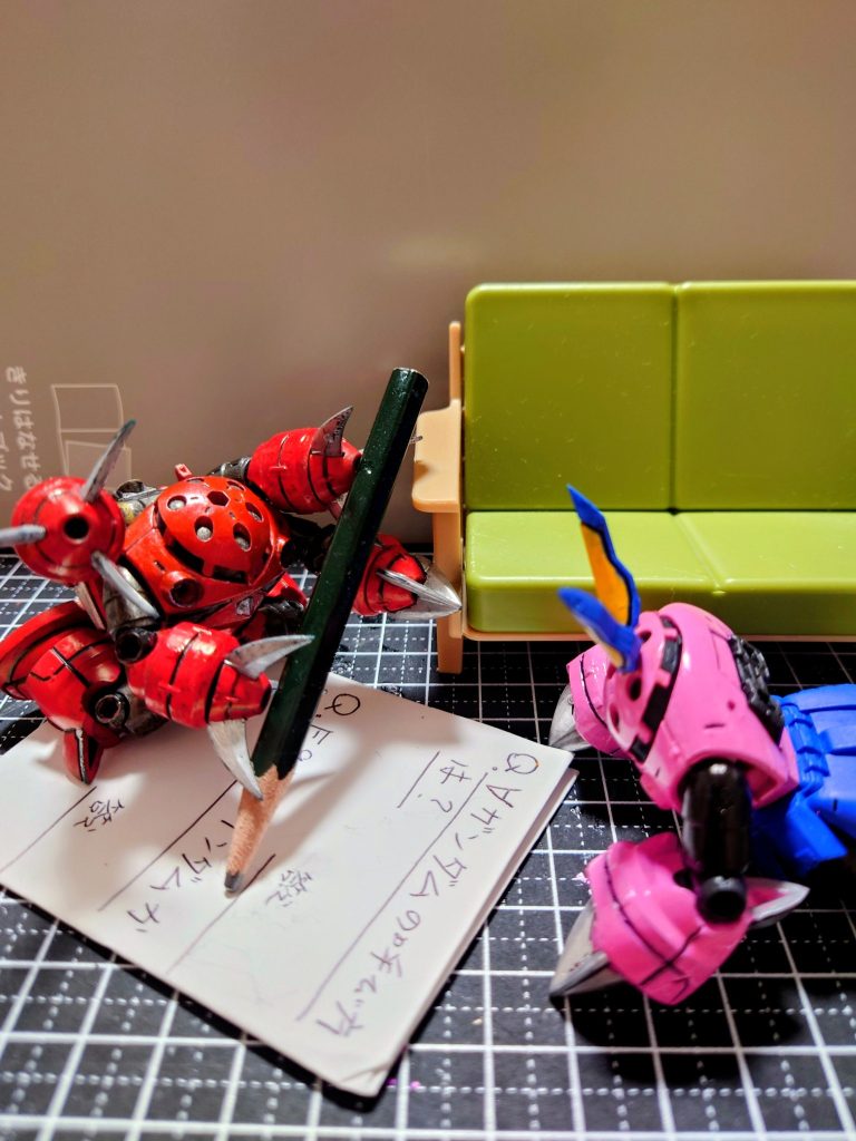 ズゴゴック「ズ、ズゴゴ…(汗)」ズゴ美「ジブンデヤッテミテ」