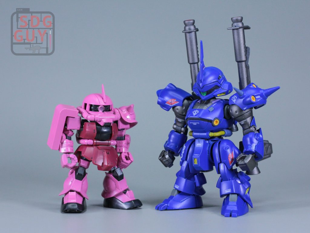 Size comparison between SDCS and SDHG.