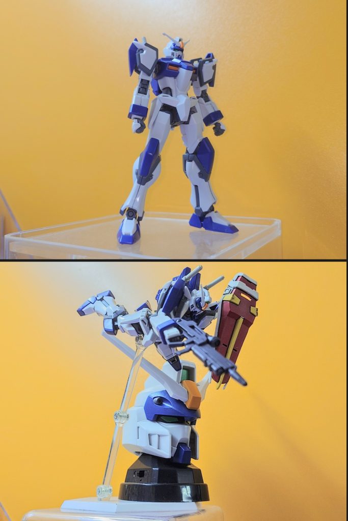 HGCE•デュエルガンダム(ストライクガンダム銃盾版)–2枚目/制作者：risuisei