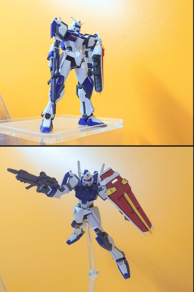 HGCE•デュエルガンダム(ストライクガンダム銃盾版)–4枚目/制作者：risuisei