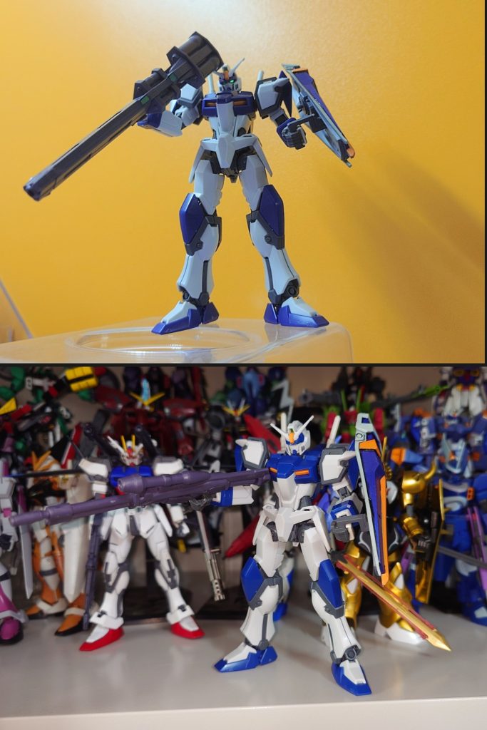 HGCE•デュエルガンダム(ストライクガンダム銃盾版)–3枚目/制作者：risuisei