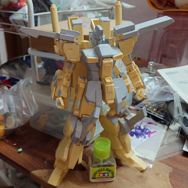 GK•1/72•ZZガンダム 仮組 &nbsp;（3枚目）