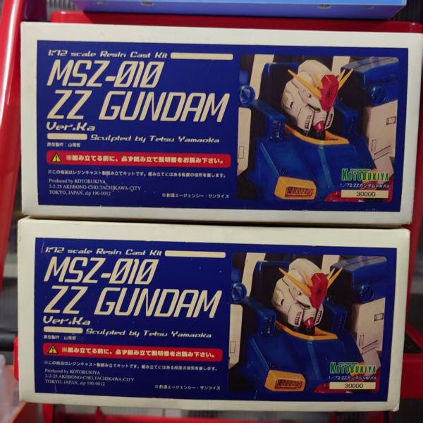 GK•1/72•ZZガンダム 仮組 &nbsp;（2枚目）