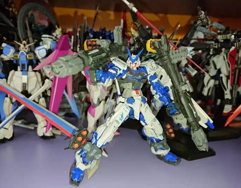RG•ガンダムアストレイブルーフレーム(フルウェポン仕様)–6枚目/制作者：risuisei