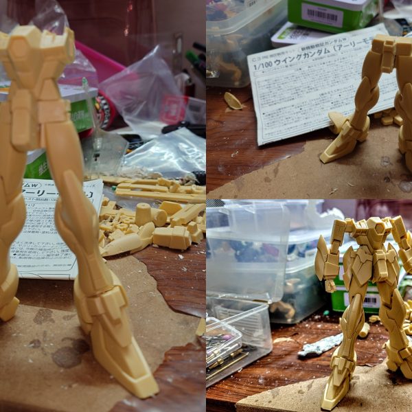 GK•1/100•ウイングガンダム•アーリーモデルMAX FACTORY JAF-CON 仮組&nbsp;WING GUNDAM EW EARLY MODE&nbsp;EARLY TYPE（4枚目）