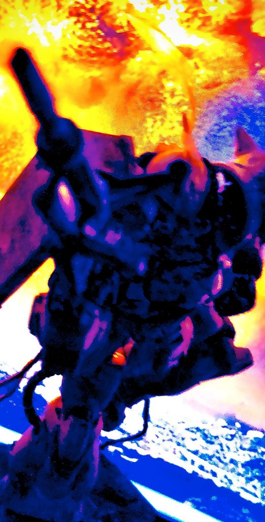 シン・マツナガ「派手な拡散ビームだな　　新型のガンダム…？　　イヤ、　　　ヘッドだけの連邦の飾りか、、？マルセロ「白狼……！！　　お前に堕とされた　　　　仲間のカタキは取る！！マツナガ「アノパイロットの声が伝わる彼女もニュータイプの端くれと言うことか、、、ズガガガガガッ……！！　　　マルセロ「何故殺した……！！マツナガ「ふっ、　戦場は、人を退化させるものなんだよ　　分かっているだろ？マルセロ「ワカルかよッ……！！ズキューーーーーンッン……！！