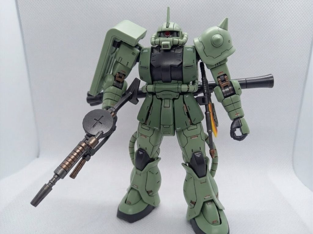 HG【ザクⅡ】–2枚目/制作者：TAKES I H彡