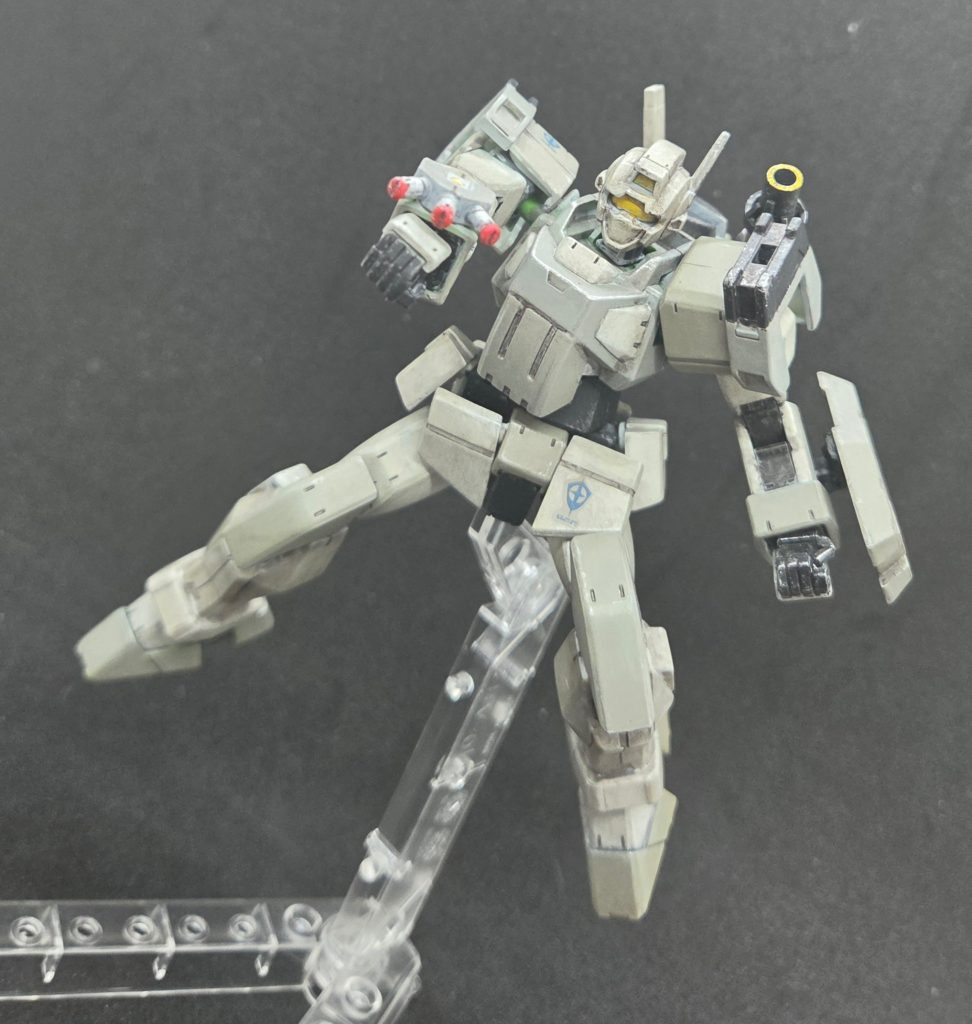 ここからは中身(？)のシャルドール改をベースにガンプラや30MMのジャンクでミキシングしたシャルドール・セミアサルトを数枚。右腕の3ウェイグレネードで。本体もデカールを数箇所貼りました。