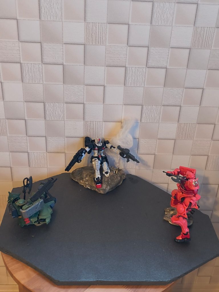 ざく＆シャアザクVSガンダムを作って見ました