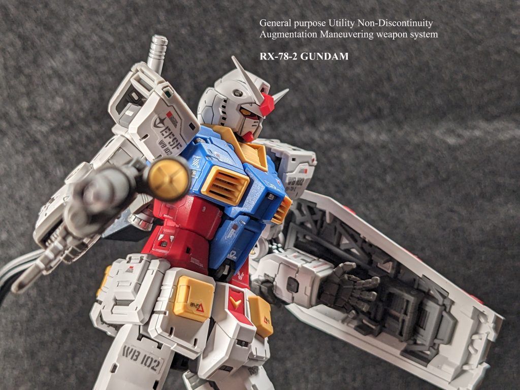 RGガンダム　Vr2.0「こいつ…動くぞ！」By アムロ・レイ　〜高密度ディテールで蘇るRG RX-78-2 ガンダム　Vr2.0〜