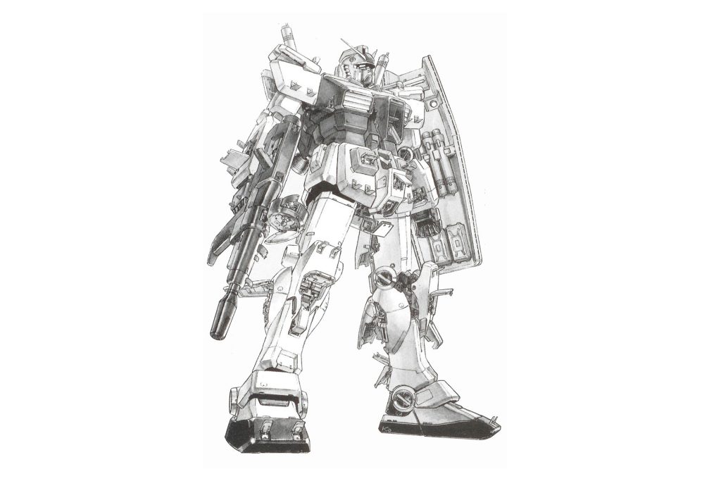 RG ガンダム Ver.2.0で HG ガンダムのイラストを再現してみた–4枚目/制作者：@Ken_BRZ