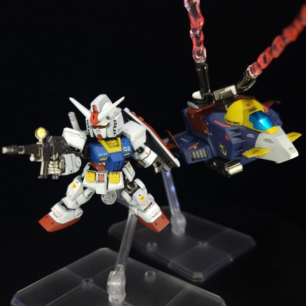 MOBILITY JOINT GUNDAM VOL.11 Gスカイ&Gブル&EXパーツ=ガンダム&Gファイター 全塗装