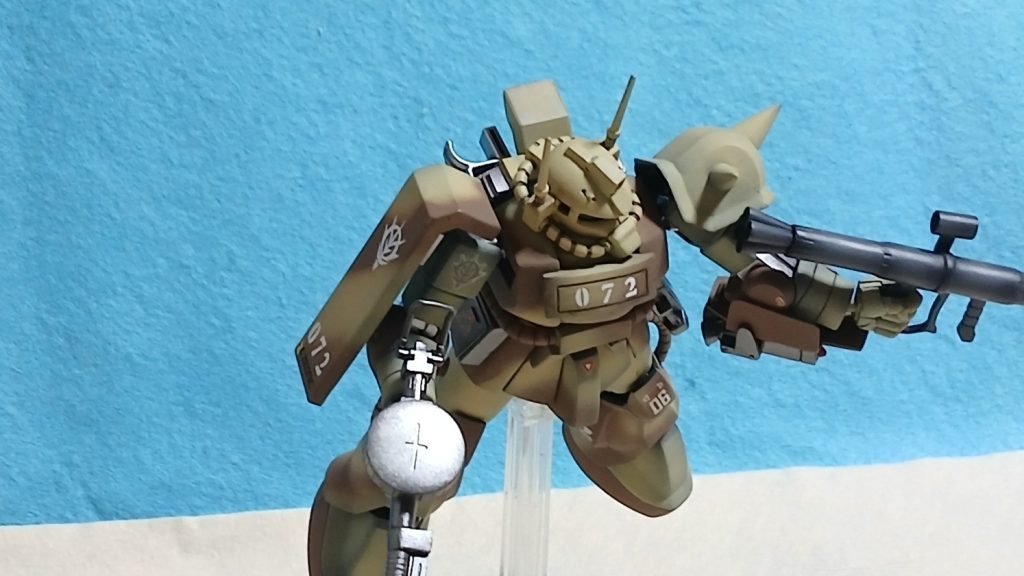 後期生産型プランに反発する者を集め、チームリーダーは次の様に命令をした。M-120ASマシンガンをショートバレルのまま中距離以上の命中性能を向上させる改修をしてほしい。但し比較検証機として製作する為次の事を守ってもらう。・使用機体は後期生産型試験機の予備機体を使用する事・あくまでも予備機であるため本試験機にトラブルがあった場合はパーツを提供する事・バックパックのスラスターは出力特製の違う物を使用する事という物であった。&nbsp;