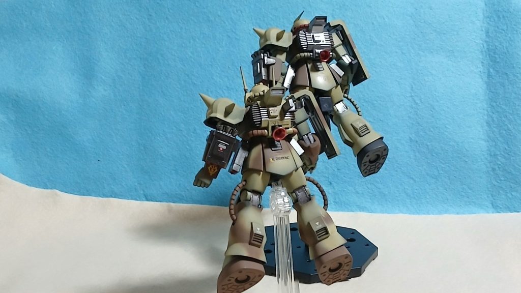 ダブルアンテナ仕様の比較検証機は優秀な機体として完成した。しかしながら、改修にかかる費用面では大きく水をあけられる事となった。結局費用対効果の面からダブルアンテナの比較検証機の量産は見送られる事となったが、この機体のデータは重要視される事となった。余談ではあるが、ダブルアンテナの比較検証機にロングバレルを持たせるとスナイパー使用が出来る位の命中精度を誇り開発陣を驚かせたのである。