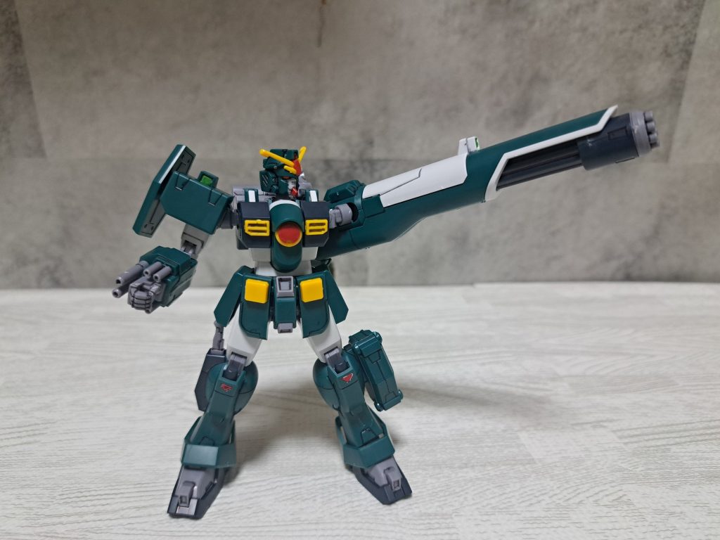 旧版以上にインナーアームガトリングの可動範囲が上がってた