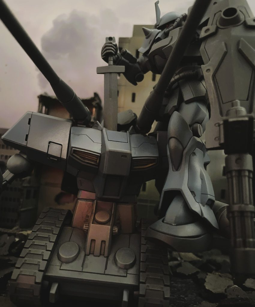 GOUF CUSTOM vs GUNTANK Shuddering Mountains ～第08小隊より～