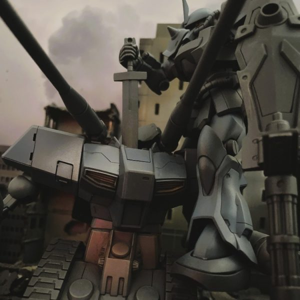 GOUF CUSTOM vs GUNTANK Shuddering Mountains ～第08小隊より～