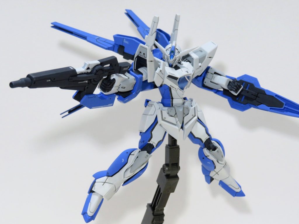 HG00 リボーンズガンダム・アズール（筆塗り全塗装）–8枚目/制作者：らり～