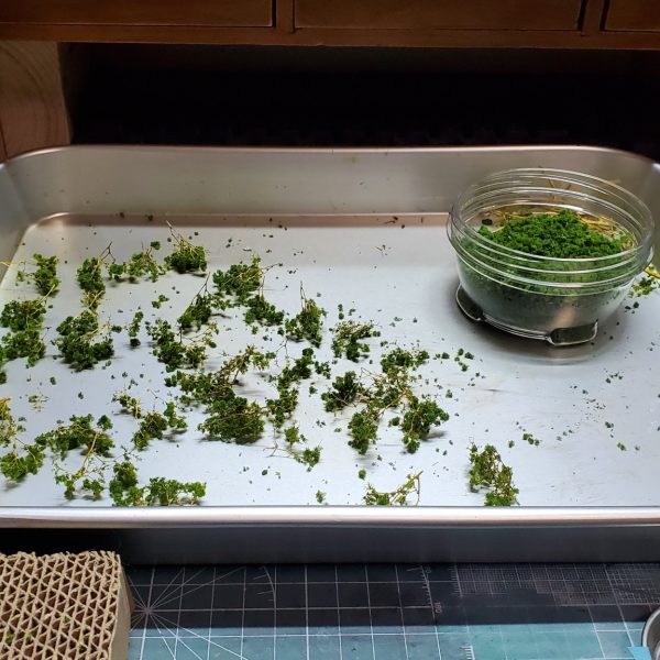 木葉を生やす&植樹なかなか良い感じに出来た気がしないでもない（2枚目）