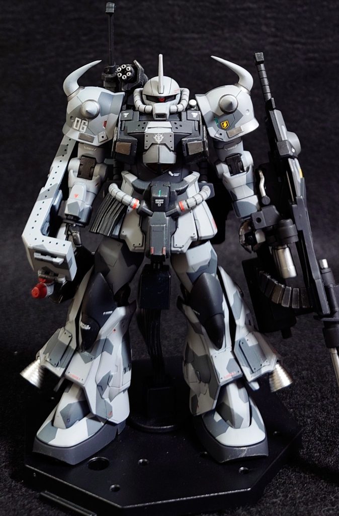 高機動型　グフカスタム　MS-07B-3 迷彩　全塗装–3枚目/制作者：wat798