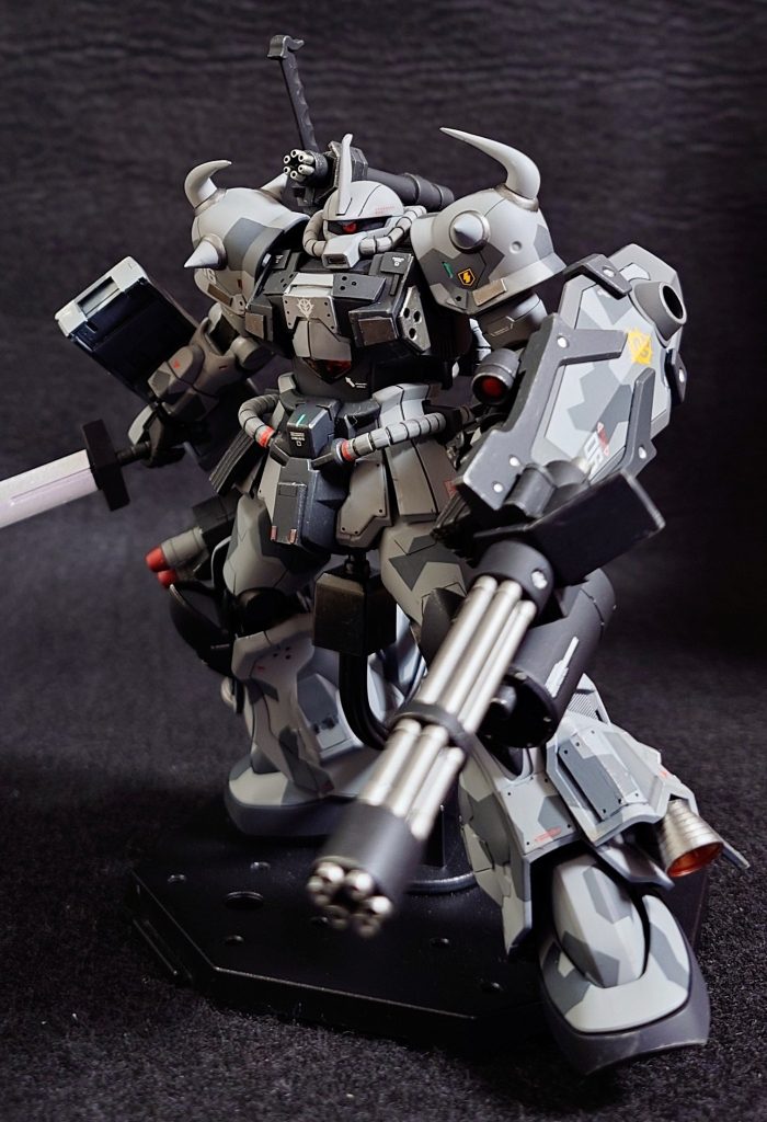 高機動型　グフカスタム　MS-07B-3 迷彩　全塗装–6枚目/制作者：wat798