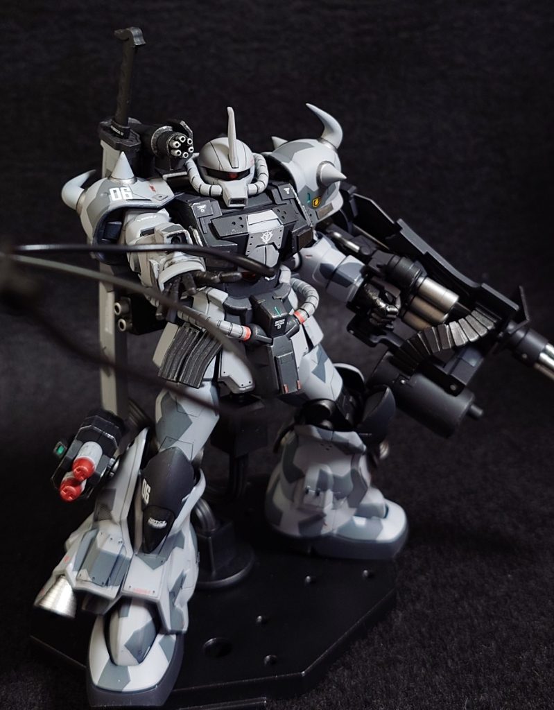 高機動型　グフカスタム　MS-07B-3 迷彩　全塗装–2枚目/制作者：wat798