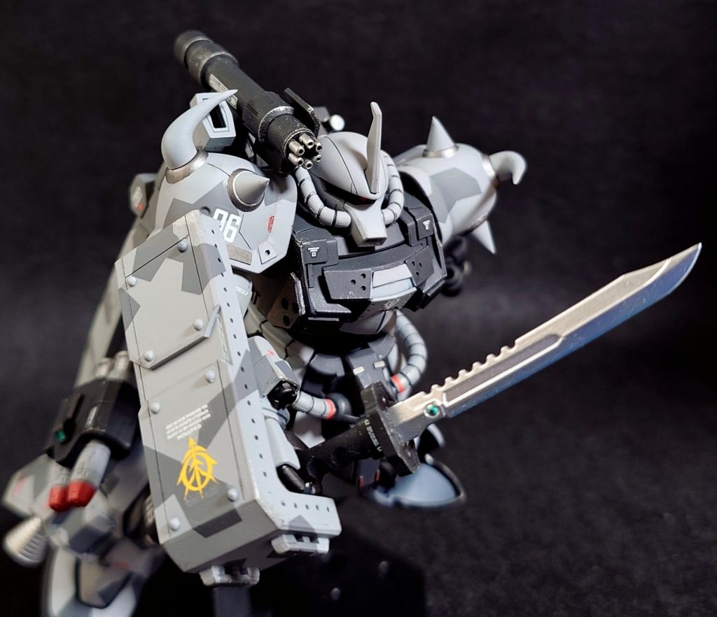 高機動型　グフカスタム　MS-07B-3 迷彩　全塗装–7枚目/制作者：wat798