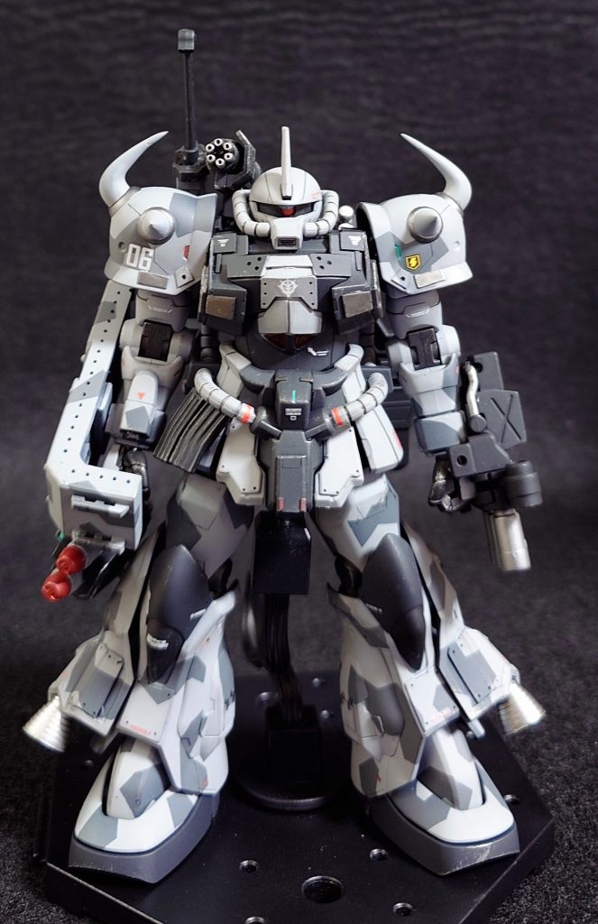 高機動型　グフカスタム　MS-07B-3 迷彩　全塗装–3枚目/制作者：wat798