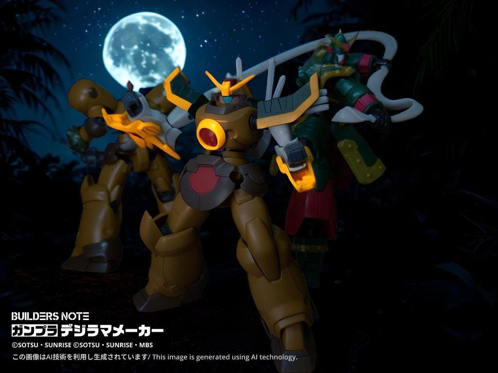 ということでジャングル。第19話「激闘！ドラゴンガンダム対ボルトガンダム」は熱かった…！！※クーロンガンダムは出ませんね…