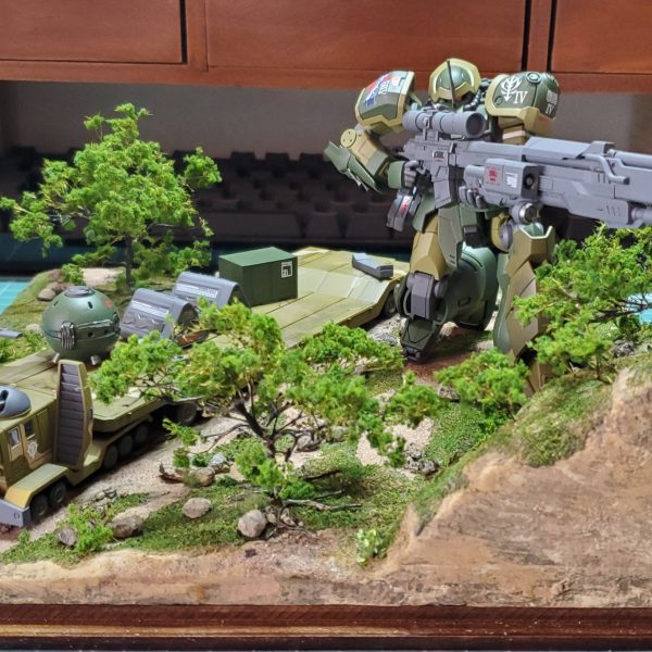 部品注文を待つつもりだったけど待ちきれずイフリートシュナイドからパーツを拝借デカール貼りまで終了（2枚目）