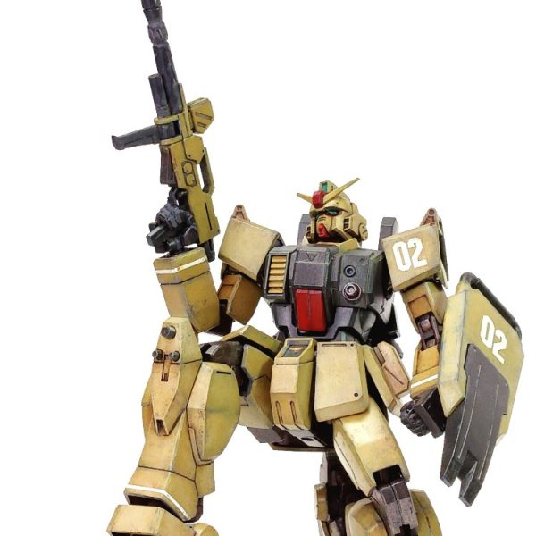 HGUC 陸戦型ガンダム アフリカ戦線カラー【筆塗り全塗装】