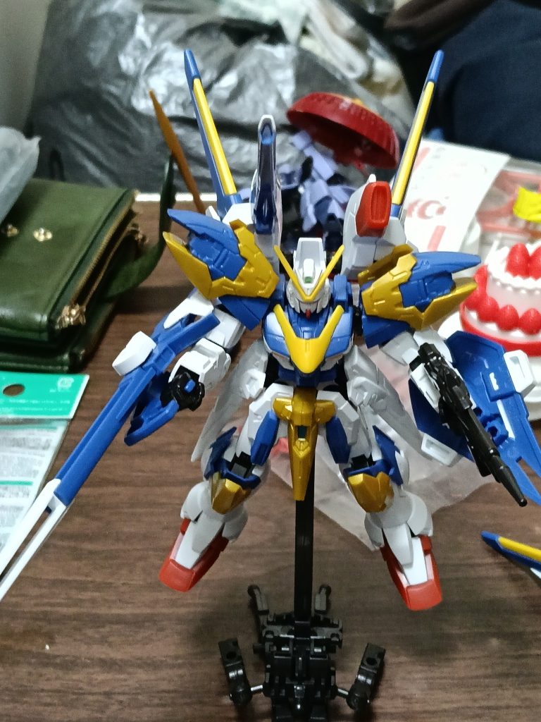 ライフルを左に持たせて